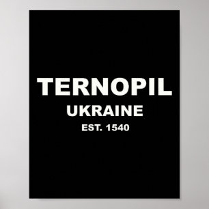 Ternopil Ukraine Poster