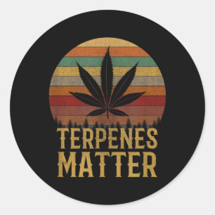 Terpene Runder Aufkleber