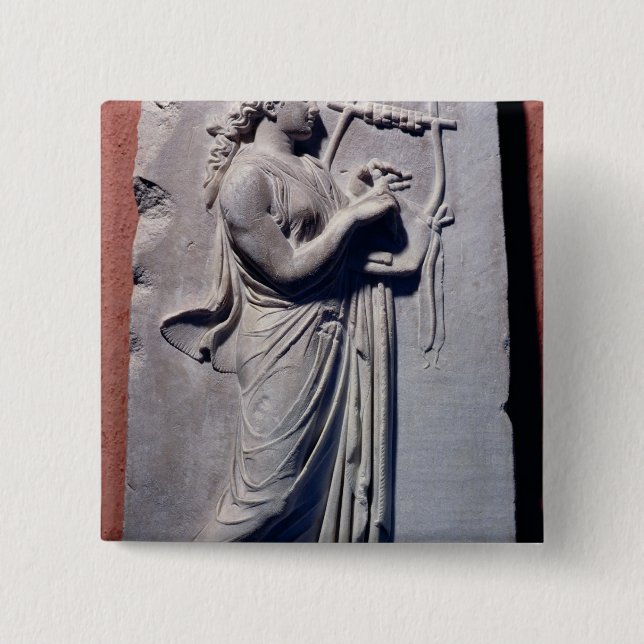 Terpsichore, das Muse des Tanzens und des Liedes Button (Vorderseite)