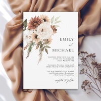 Terra Cotta Boho Hochzeit im Herbst