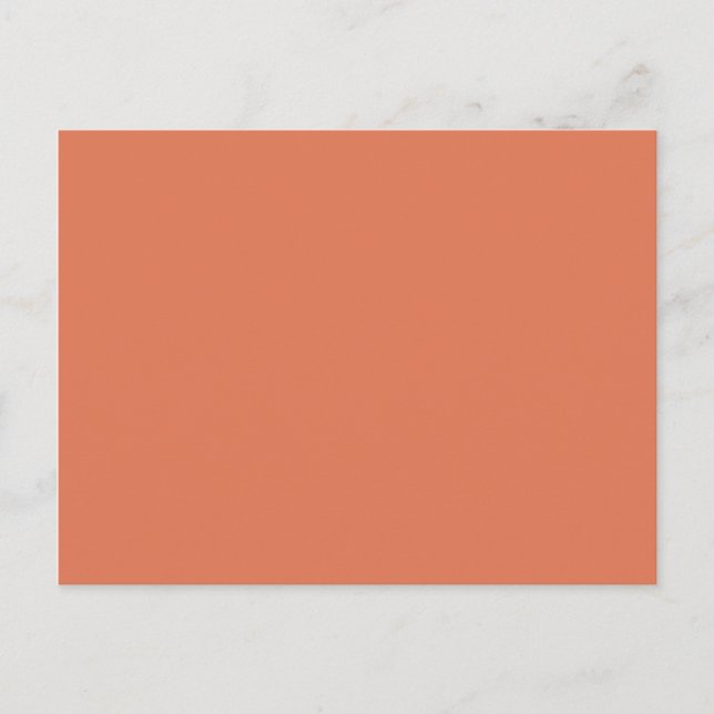 Terra Cotta Color 1 Postkarte (Vorderseite)