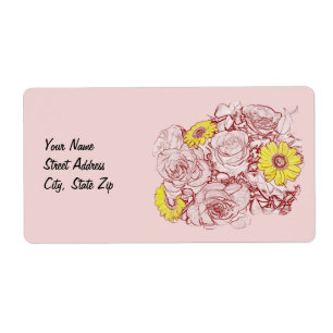 Terra Cotta Equet Bouquet Template