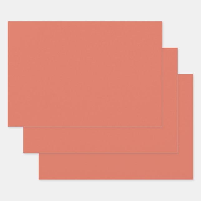 Terra Cotta Geschenkpapier Set (Set)