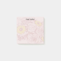 Terra Cotta Outlinet Bouquet Artwork Custom