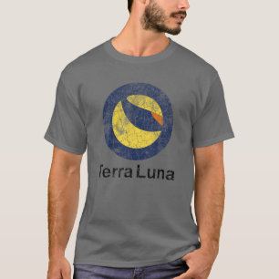 Terra LUNA Crypto Distresses Logo T-Shirt