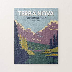 Terra Nova Nationalpark Kanada Reise Kunst Vintage