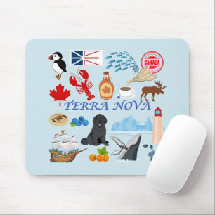 Terra Nova Neufundland Mousepad