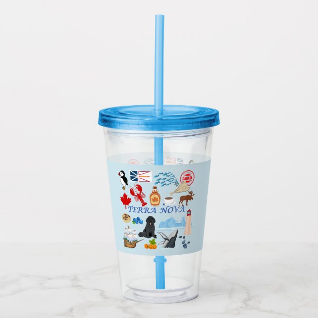 Terra Nova Newfundland Acryltrinkbecher (Vorderseite)