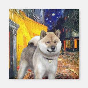 Terrace Café - Shiba Inu Magnet
