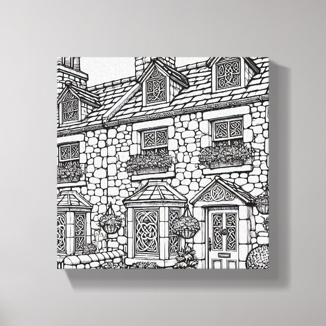 Terrace House #14 Leinwanddruck (Vorderseite)