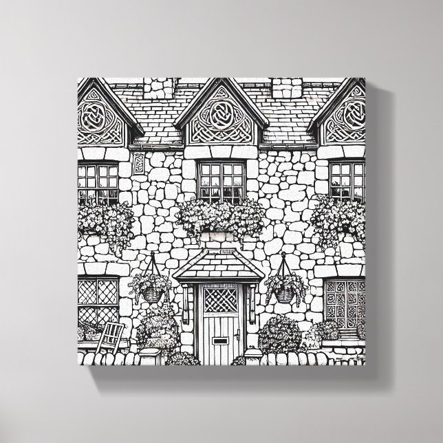 Terrace House #25 Leinwanddruck (Vorderseite)