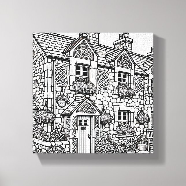 Terrace House #35 Leinwanddruck (Vorderseite)