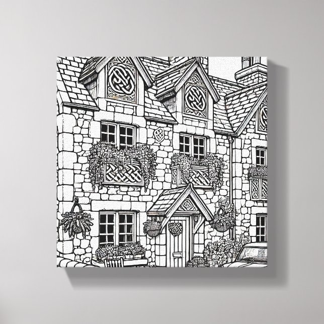 Terrace House #48 Leinwanddruck (Vorderseite)