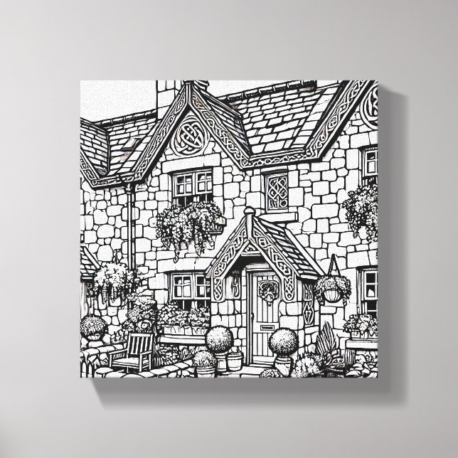 Terrace House #8 Leinwanddruck (Vorderseite)