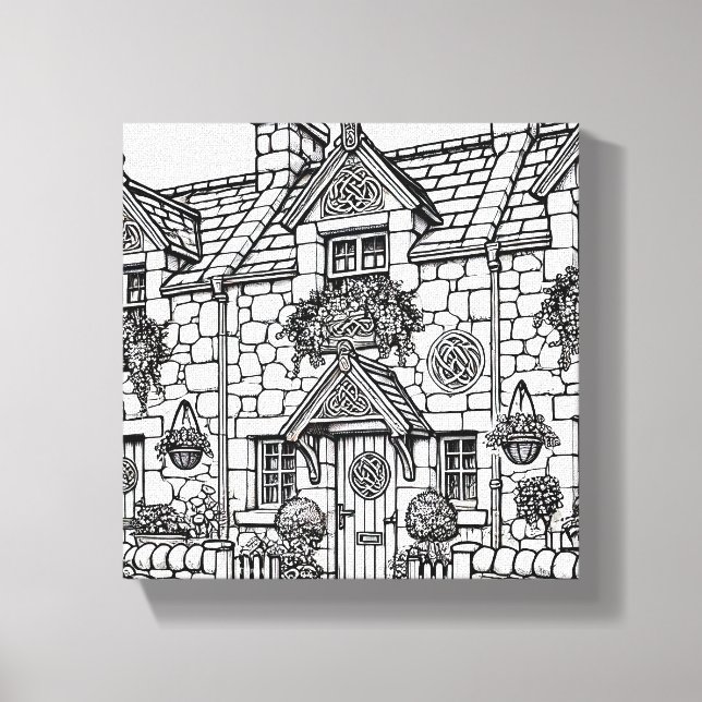 Terrace House #9 Leinwanddruck (Vorderseite)