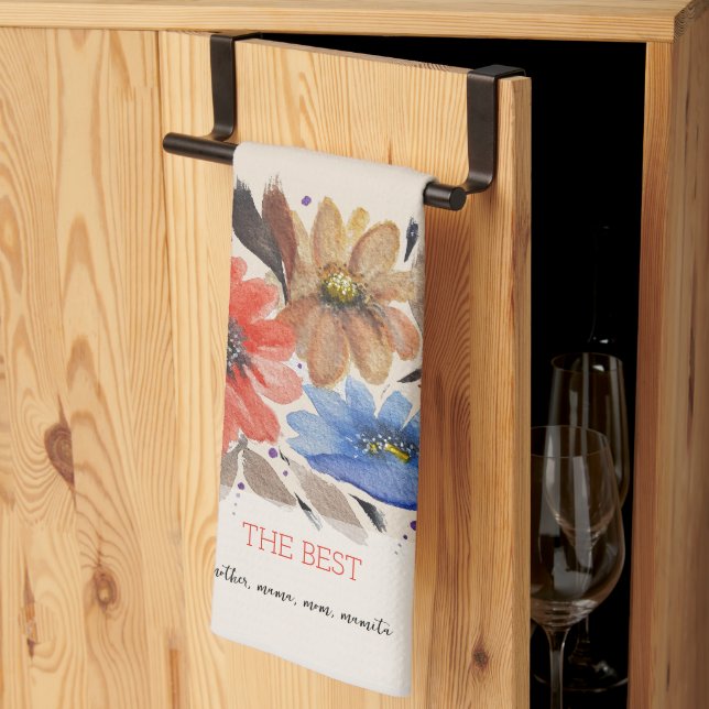 Terracotta auf dem Monte Tamaro Geschirrtuch (Drittel gefaltet)