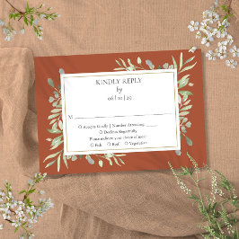 Terracotta auf dem Monte Tamaro RSVP Karte