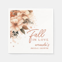Terracotta Autumn Floral Fall in Love Bridal