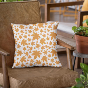 Terracotta-Blätter Fall Pumpkin Kissen