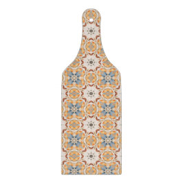 Terracotta Bloom Tile - Blumenmuster Schneidebrett