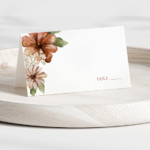 Terracotta Blume Hochzeit