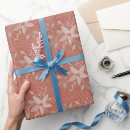 Terracotta Blush Lounge Geschenkpapier