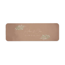 Terracotta Boho Minimalist Wedding