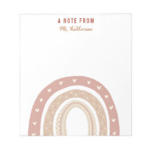 Terracotta Boho Rainbow Danke für Ihr Geschenk