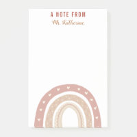 Terracotta Boho Rainbow Danke für Ihr Geschenk