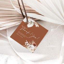 Terracotta Boho Vielen Dank Baby Dusche Geschenk T Geschenkanhänger