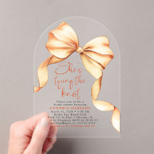 Terracotta Bow Sie bindet das Brautparty des Knote
