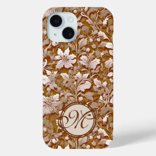 Terracotta Burnt Orange Modernes botanisches Boho Case-Mate iPhone Hülle
