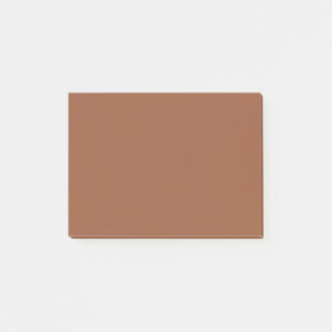 Terracotta Burnt Orange Solid Color Post-it Klebezettel