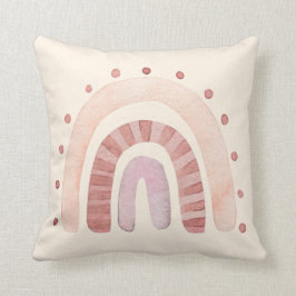 Terracotta Cream Boho Rainbow Kinderzimmer Throw K Kissen
