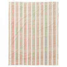 Terracotta Creme Moderner Minimalistischer Streife