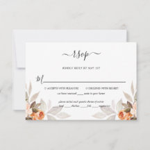 Terracotta Floral Burnt Orange Boho Hochzeit im He