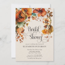 Terracotta Floral | Fall-Brautparty
