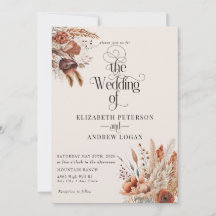 Terracotta Floral | Herbst-Blume Hochzeit