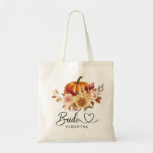 Terracotta Floral Pumpkin Bride