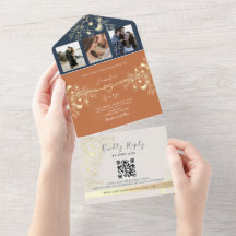 Terracotta Fotos QR Code Wedding