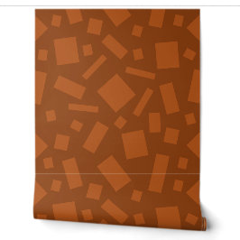 Terracotta-geometrische Quadrate und Rechtecke, br Tapete
