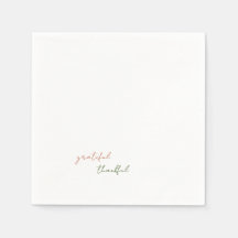 Terracotta & Green Script dankbar