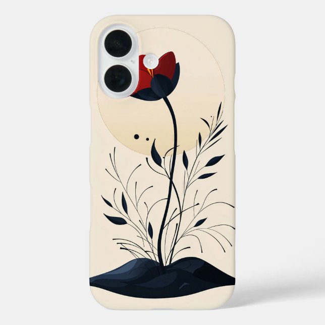 Terracotta iPhone 16 Hülle (Rückseite)