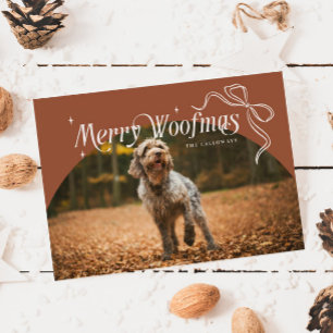 Terracotta Merry Woofmas Dog Weihnachten