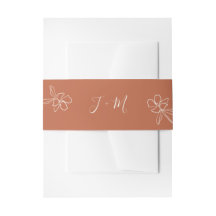 Terracotta Minimal Floral Wedding