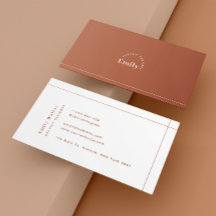 Terracotta Minimalistisch Beruflich