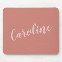 Terracotta Minimalistische Typografie Personalisie