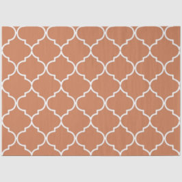 Terracotta Mittelmeer Marokkanisches Muster Seidenpapier