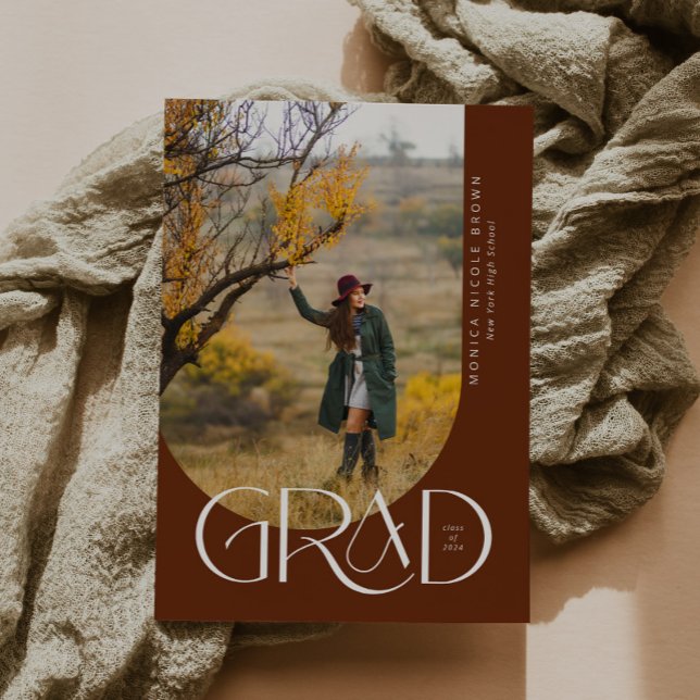 Terracotta Moderne Kunst, Minimalistisches Foto Ab Einladung (Von Creator hochgeladen)