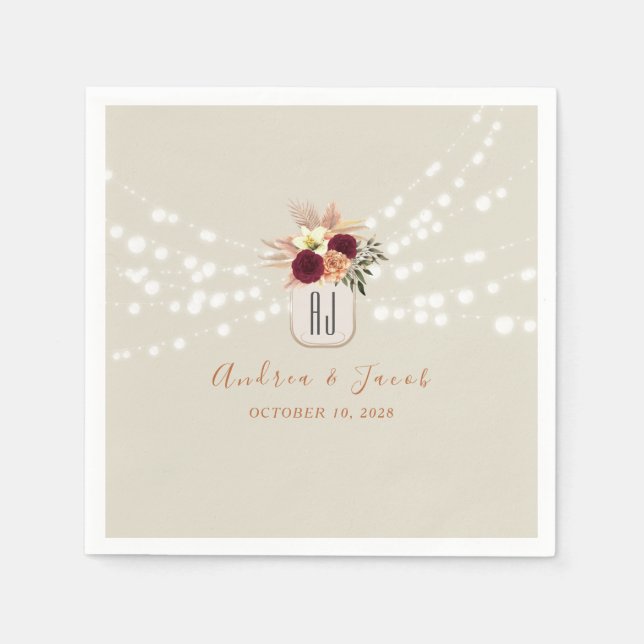 Terracotta Napkins Serviette (Vorderseite)